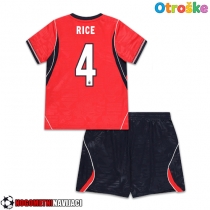 Otroške Nogometnih dresov Anglija Declan Rice #4 Gostujoči SP 2026 Kratki rokavi (+ hlače)
